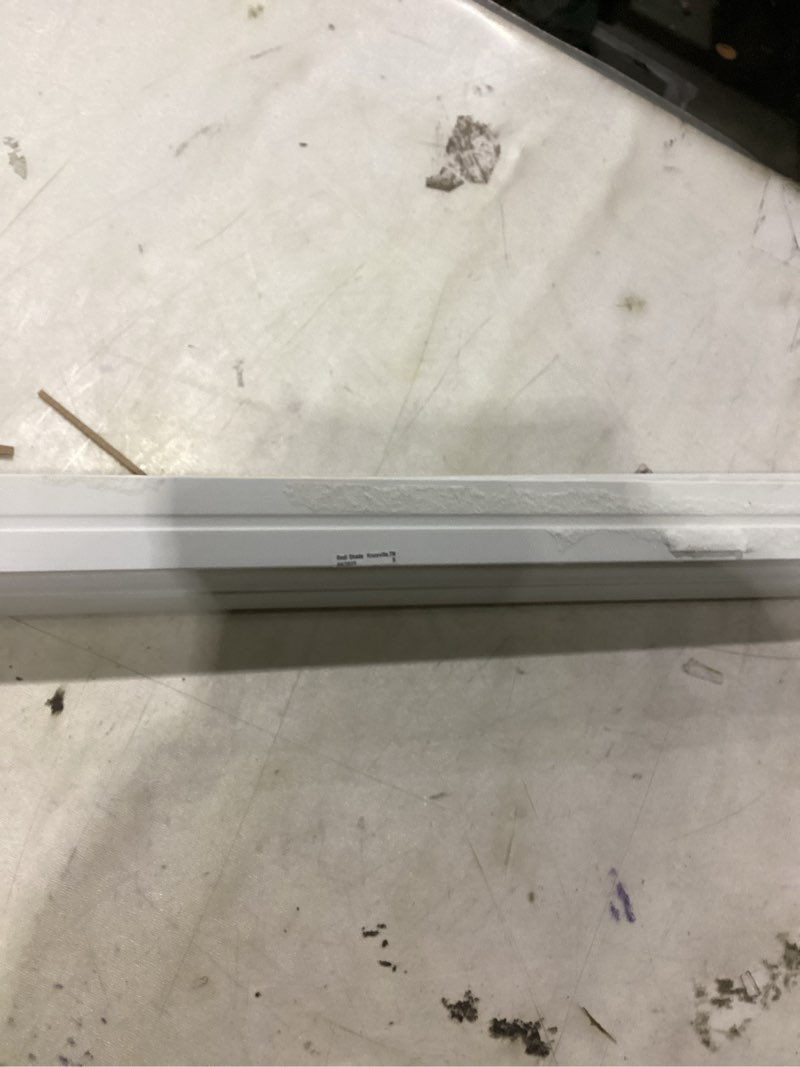 Condition photo showing As Is for Redi Shade No Tools Easy Lift Trim-at-Home Cordless Cellular Light Filtering Fabric Shade White, 48"