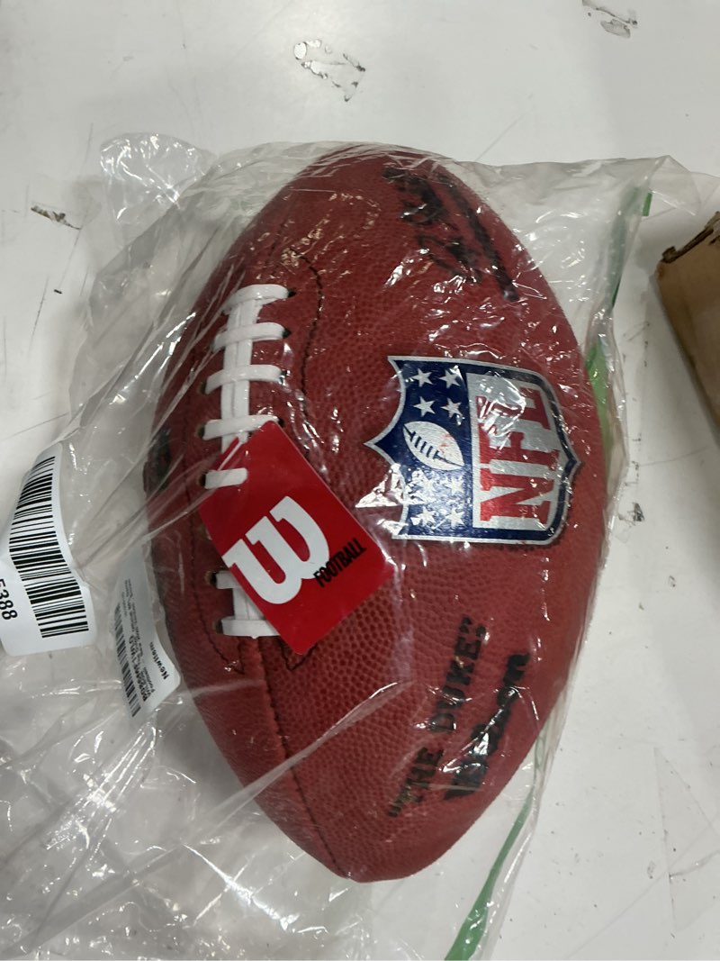 Condition photo showing Good Condition for Wilson NFL Authentic Footballs - The Duke Official Game Ball Official Brown
