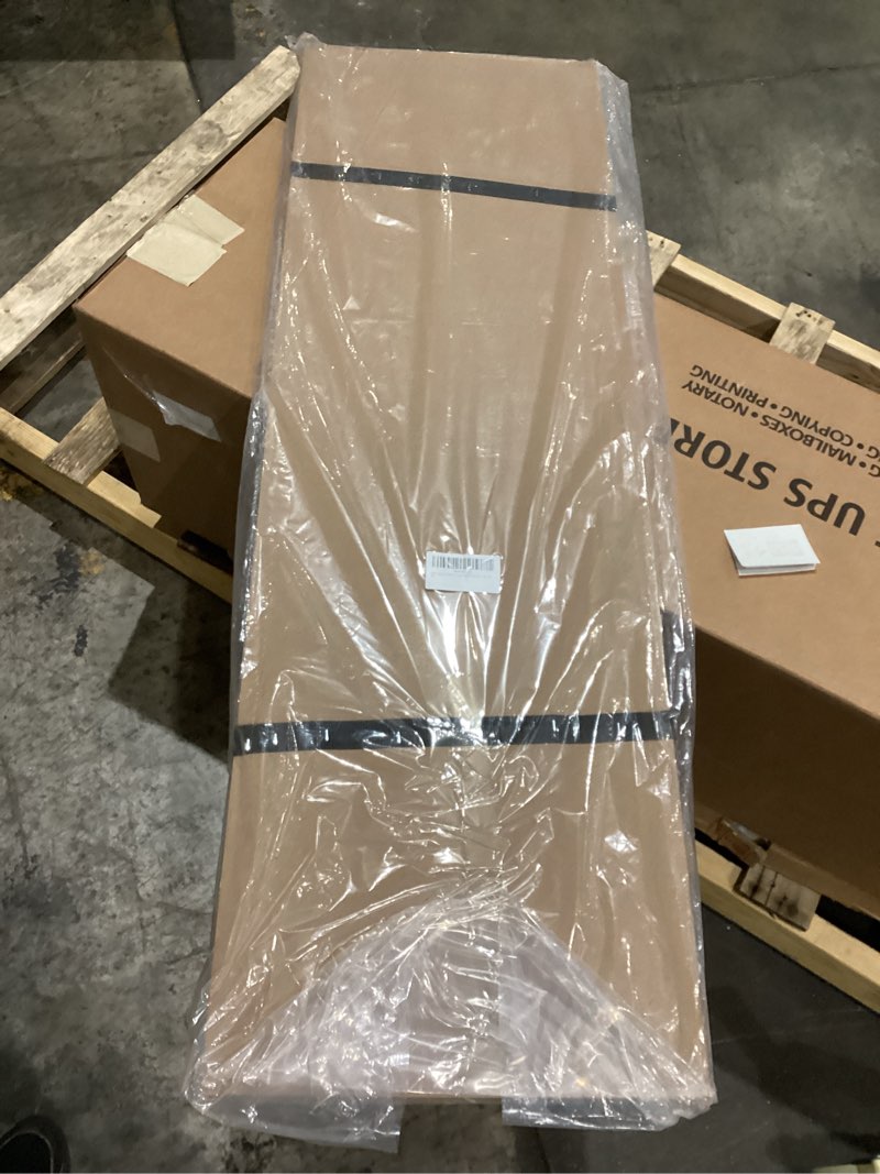 Condition photo showing As Is for Imperius Foldable Box Spring, Bunkie Board, Bed Support Slats, Bed Boards for Under Mattress, Queen 60 x 48 in