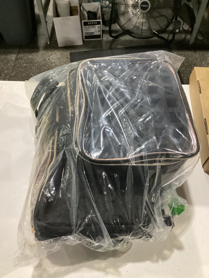 Condition photo showing Good Condition for uross extra large nail polish organizer bag holds 126 bottles nail polish, lamp, supplies- three layer nail organizers and storage case for nail tech, nail stuff gel kit box gift for manicurist,black xx- large - 11 x 9.5 x 13 inch (126 bottles) black