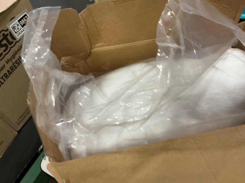 Condition photo showing Good Condition for lbro2m 100% pure linen sheet set deep pocket up to 16" bed sheets sets, natural flax beddings soft, breathable, comfortable for all seasons 4 pcs sheet set queen size, white white queen 4