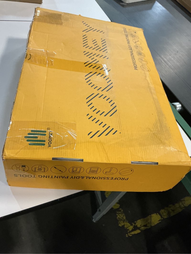 Condition photo showing New/Like New for VOOMEY Paint Edger Tool Kit, 9 Inch Paint Pad Set, 7 PCS Paint Edger with Trim, Touch-Up Pad,Corner Wall and Ceiling Pad Painter,360° Rotation Handle Paint Edger Trimmer with Refill Pads 7PCS Paint Edger Tool Kit