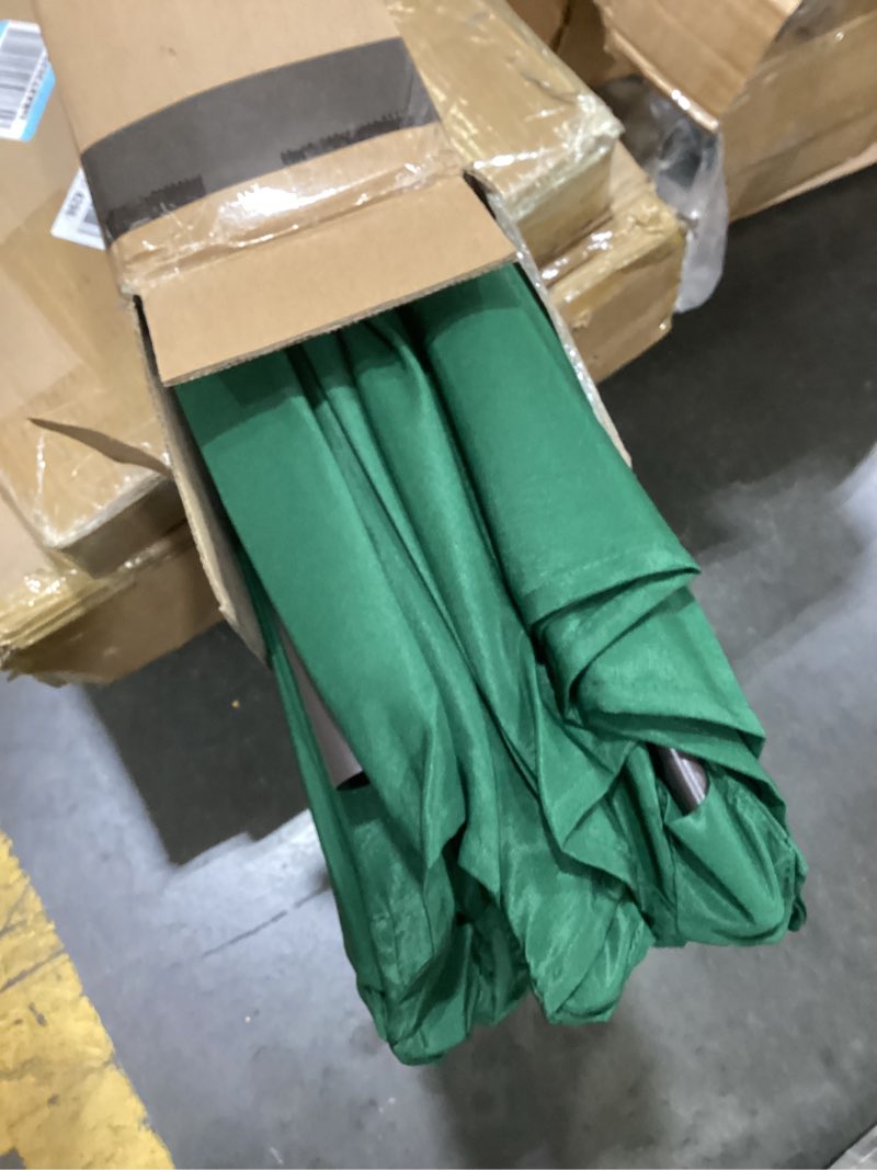 Condition photo showing Good Condition for jearey 9ft outdoor patio umbrella outdoor table umbrella with push button tilt and crank, market umbrella 8 sturdy ribs uv protection waterproof for garden, deck, backyard, pool (dark green) 9ft dark green