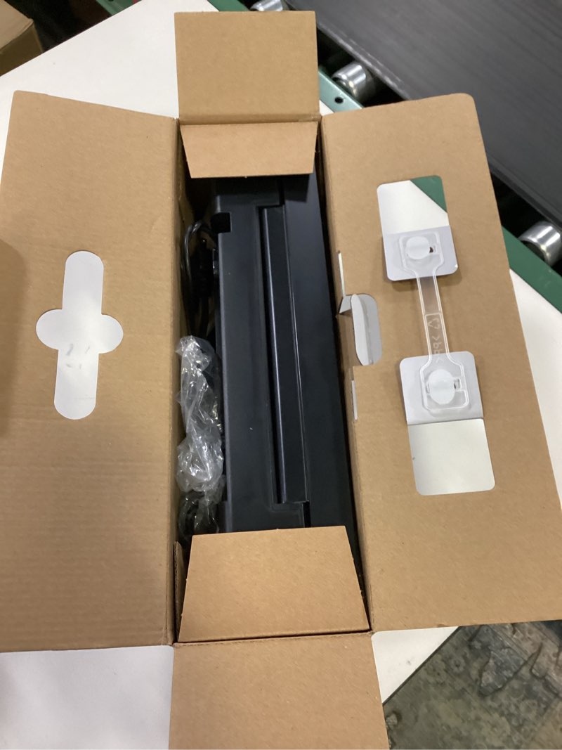 Condition photo showing As Is for UPRUBE Vacuum Sealer with Easy Tear Cutter, 95kPa Food Saver Vacuum Sealer Machine for Food, 135W Fast Sealing, 9-in-1 Food Vacuum Sealer Machine with 10 ft Bag Roll for Meal Prep & Sous Vide Light Black