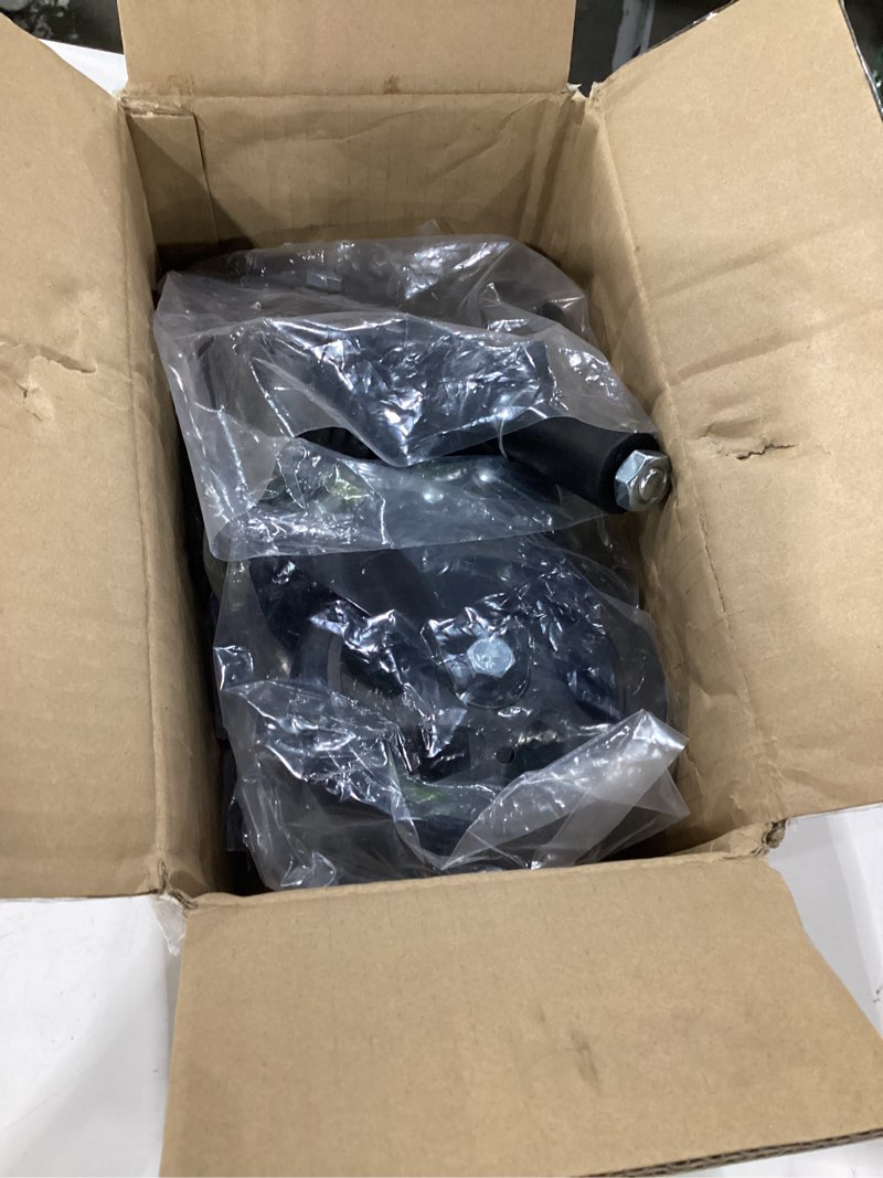 Condition photo showing Good Condition for 5 inch prep table caster wheels, heavy duty expanding stem casters fit for 7/8" to 1-5/8" tube leg for stainless steel table, cart, set of 4