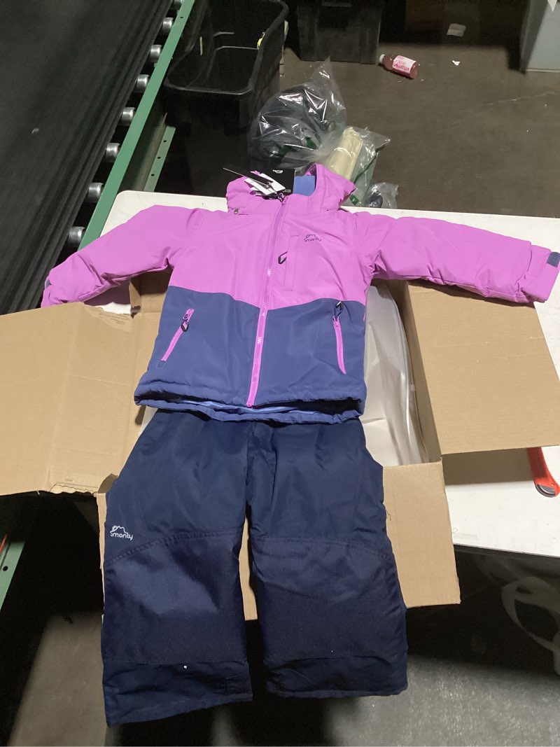 Condition photo showing Good Condition for SNOWER Girls' Ski Suit with Removable Hood, Extra Warm
