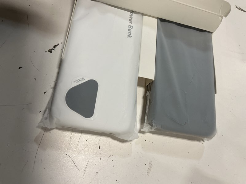 Condition photo showing Good Condition for 2026 2-pack 12800mah portable charger with built in cables, travel essential battery pack, 4 outputs 2 inputs slim power bank with cord wires for iphone 17/16/15/14, samsung galaxy s23/22, pixel etc