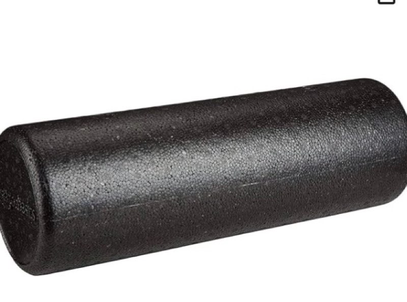amazon basics high-density foam roller for exercise and recovery, 18 inches, black 