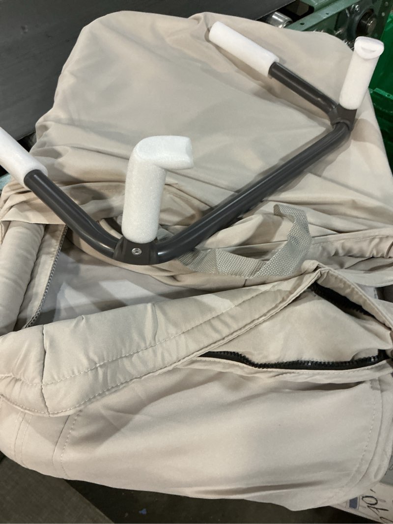 Condition photo showing Good Condition for Chicco LullaGo® Anywhere LE Portable Bassinet, Space-Saving Baby Bassinet with Canopy, Waterproof Mattress and Fitted Sheet, Includes Carry Bag | Serene/Beige LullaGo Anywhere LE Serene