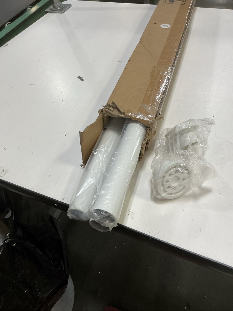 Condition photo showing Good Condition for Tension Curtain Rod by EZFurni, 42 to 123 Inch, Heavy Duty Tension Rod for Windows, Anti-Slip White Curtain Rod Spring Tension, Adjustable Spring Loaded Curtain Rods No Drilling, Easy Install white 42-123