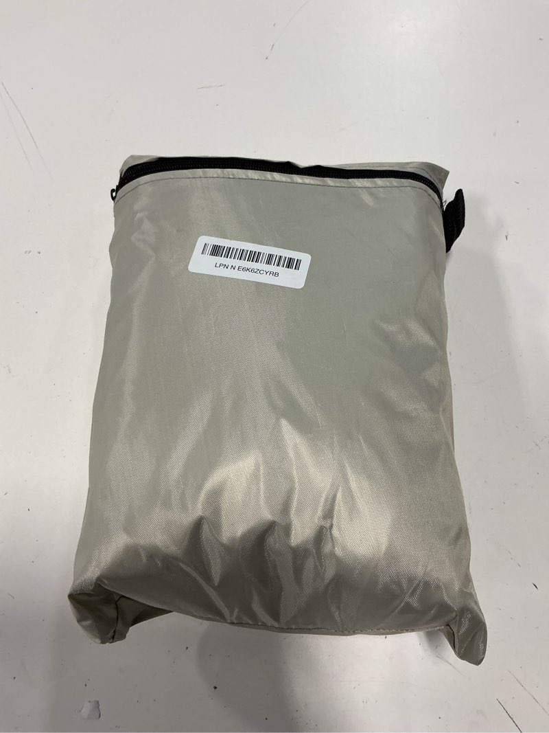 Condition photo showing Good Condition for outdoor egg chair cover waterproof dustproof anti-uv fits for wicker patio basket chair 45.3"l x 25"w x 55.1"h beige & brown(cover only) beige & brown 45.3" l x 25" w x 55.1" h