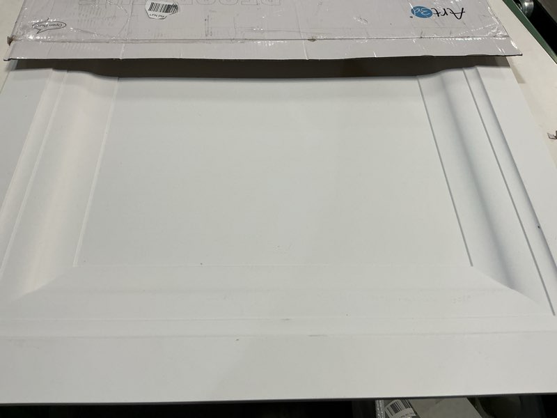 Condition photo showing Good Condition for Art3d 12-Pack Square Drop Ceiling Tile 2ft x 2ft in White, PVC Ceiling Panel 24 x 24in. - Compatible with 15/16" Drop Ceiling Grid System