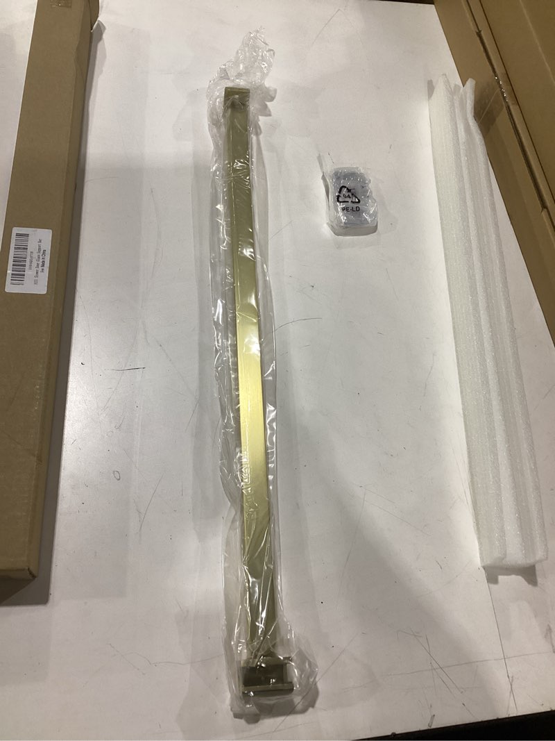 Frameless Shower Door Support Bar, Stainless Steel Wall-to-Glass Support Arm to Fixed Shower Glass P