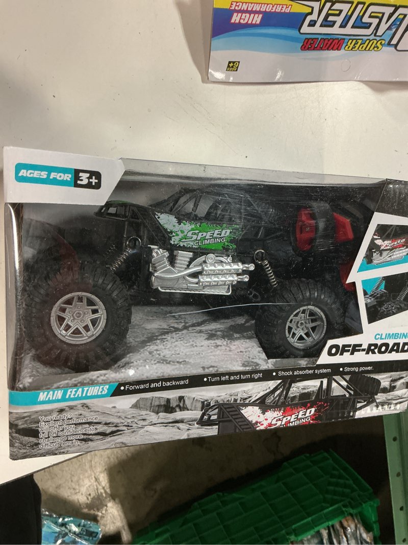 Condition photo showing New/Like New for remote control car  rc cars for boys age 6-8  1:20 scale off road car toy with rechargeable batteries  remote control monster truck  green