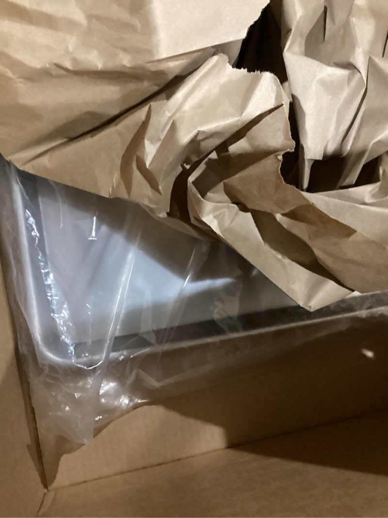 Condition photo showing Good Condition for Nordic Ware Extra Large Baking Sheet, 21 x 15 inches, XL Big sheet pan Natural Uncoated Aluminum, Reinforced Steel Rim Prevents Warping, 1pk Big Sheet