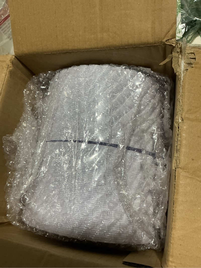 Condition photo showing Good Condition for u-qe 100 pieces white plastic plates - premium white disposable plates for wedding and party use including 50pcs 9 '' dinner plate & 50pcs 6.5 '' dessert plate