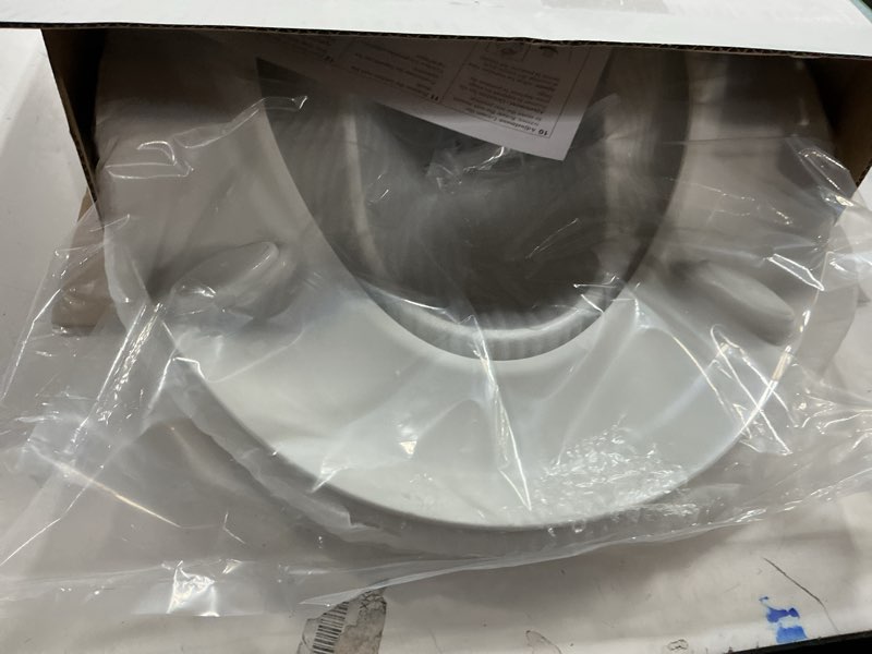 Condition photo showing New/Like New for kohler k4732-rl-0 transitions elongated toilet seat closed-front with integrated child-size seat, quiet-close, and grip-tight bumpers, white white ready latch