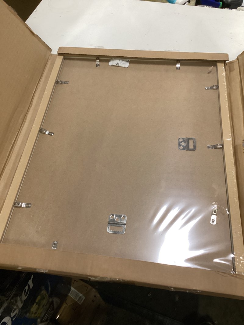 15x20 frame natural woodgrain, 20x15 picture frame beige, rustic poster frame, large 15 by 20 galler