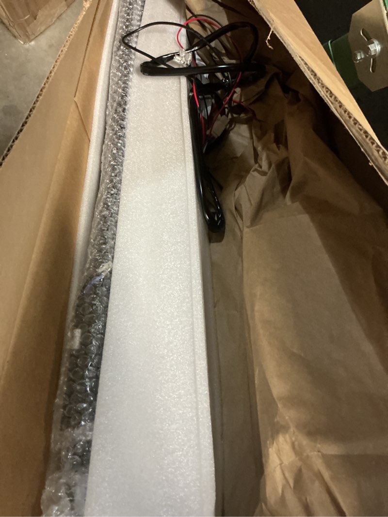 Condition photo showing New/Like New for 43 inch 240w off road led light bar dual color white amber yellow spot flood combo beam work diving driving fog light for ford gmc ram utv