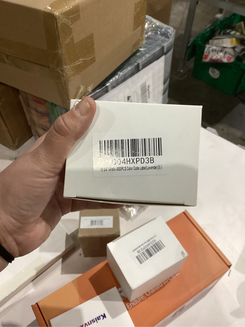 Condition photo showing New/Like New for 0.75 Inch 4Rolls of 4000 Colorful Dots Sealing Stickers,3/4"Round Permanent Adhesive Color Code Labels,Lavender Dots Stickers for Home Decorative, Storage Bins, Moving Containers & Organization Lavender 0.75" 4Roll-4000pcs