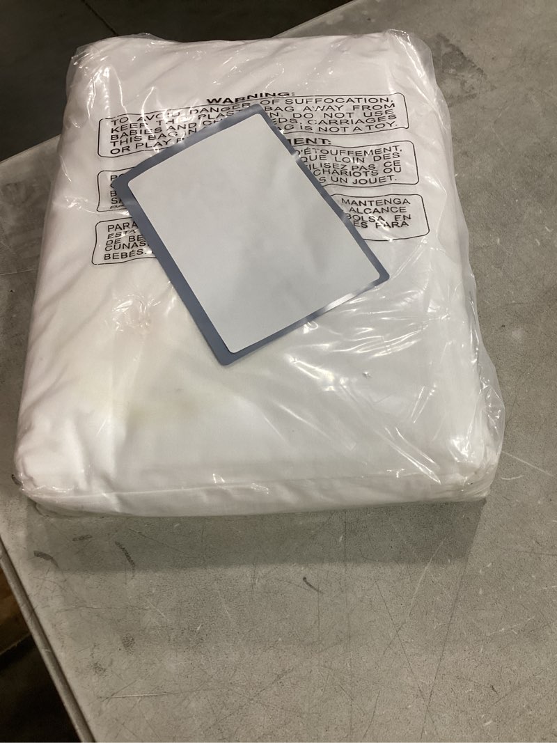 Condition photo showing As Is for lane linen queen sheets 100% organic cotton gots certified percale weave deep pocket 4 piece soft breathable cooling lightweight all season machine washable crisp - white queen 01: pure white