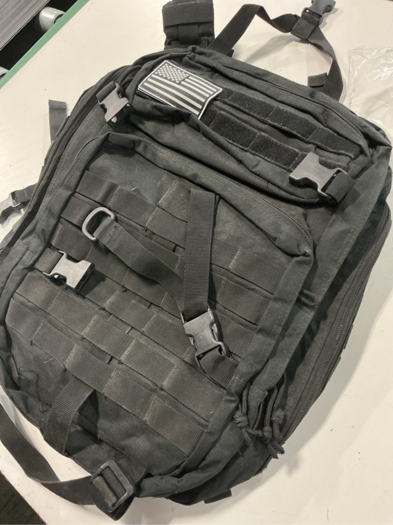 Condition photo showing Good Condition for 50l sturdy nylon waterproof fishing hunting backpack outdoor military rucksacks tactical sports camping hiking (black)