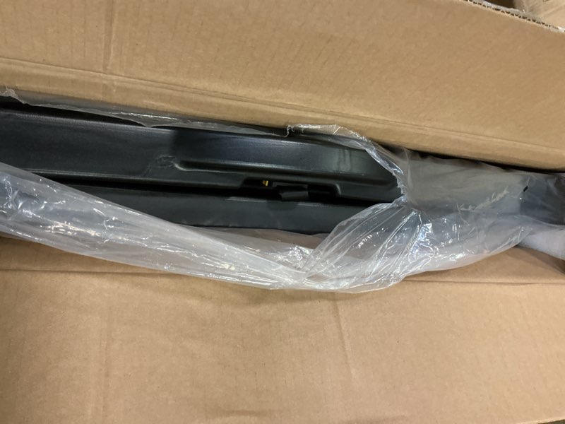 Condition photo showing Good Condition for Alpine Wall Mounted Baby Changing Station - Horizontal Baby Changing Table Foldable Diaper Tables with Safety Strap for Commercial Bathroom, ADA Complaint (Hardware Included) Black