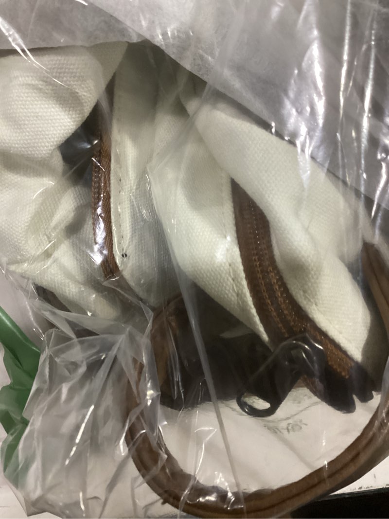 Condition photo showing As Is for wogarl weekender bags for women large overnight bag weekend travel duffel bag carry on shoulder with shoe compartment toiletry bag for travel business gym pink stripe