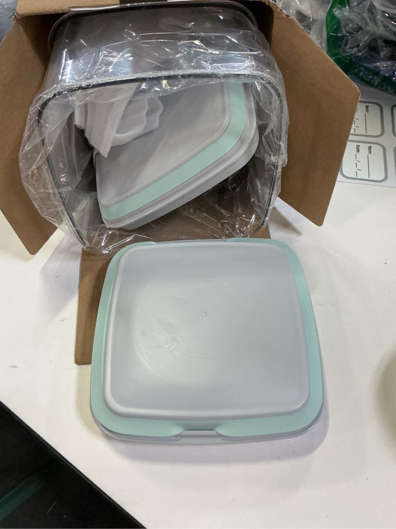 Condition photo showing New/Like New for ankou dog food storage containers set, 4.2 qt with 130 ml scoop & 2.8 qt, airtight bpa-free | stackable pop lid plastic containers for kibble & pet treats 2.8 qt + 4.2 qt