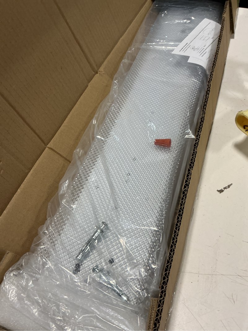 Condition photo showing Good Condition for faithsail 4ft led wraparound 40w 4 foot led shop lights for garage, 4400lm 4000k neutral white, wrap light, 48 inch light fixtures flush mount office ceiling lighting, fluorescent tube replacement 1 pack