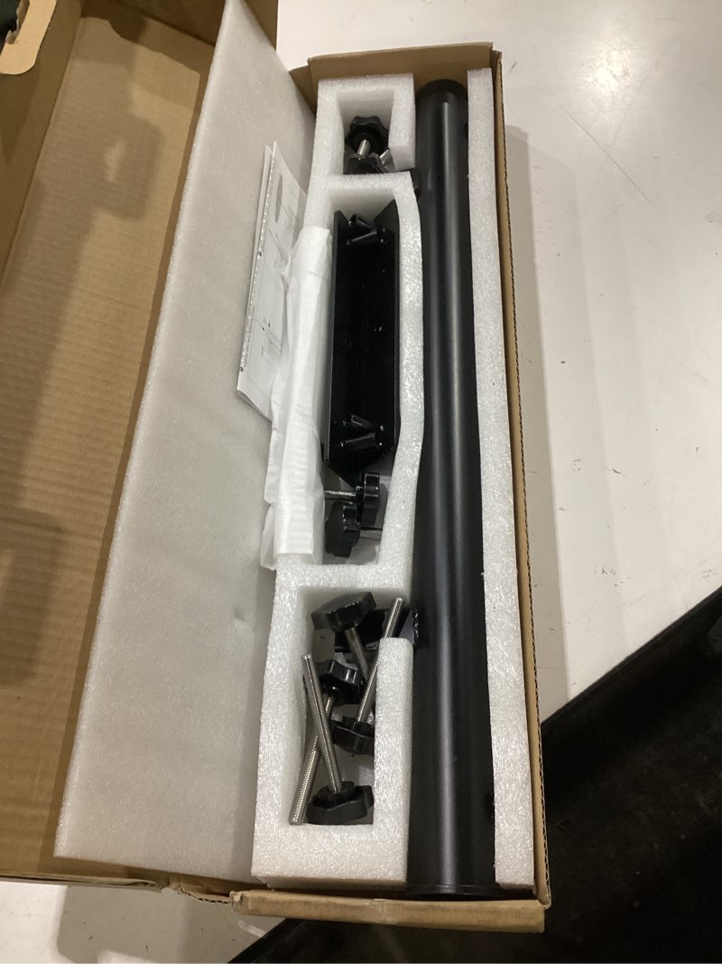 Condition photo showing Good Condition for 304 stainless steel patio umbrella holder, heavy-duty umbrella deck mount, for outdoor umbrella holder for deck railing,post deck umbrella mount (post, black)