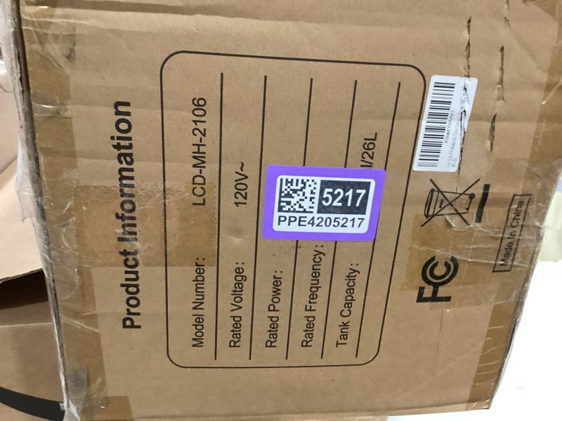 Condition photo showing Good Condition for humidifier large room,26l/6.8gal whole house humidifiers for home 3000 sq.ft,1800ml/h cool mist humidifier baby, top fill humidifiers for bedroom plant with 360° nozzle & extension tube,grey