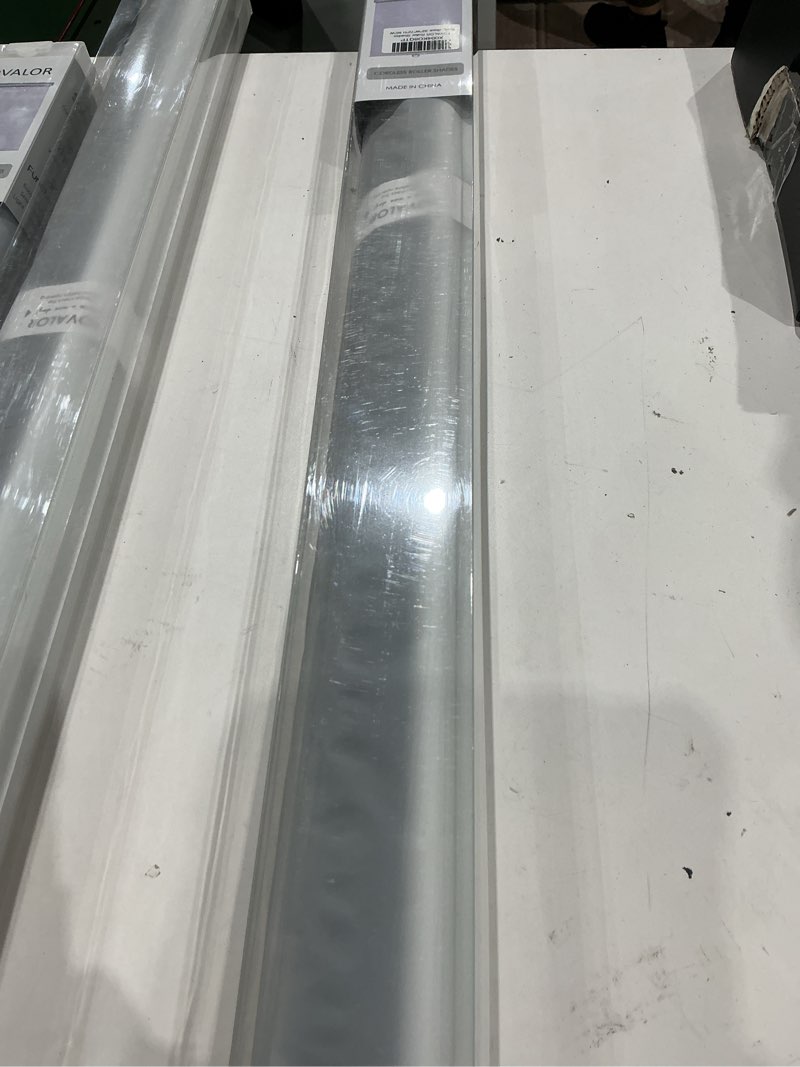 Condition photo showing New/Like New for cordless roller shades for windows,light filtering pull down blinds,solar screen door blinds,flame retardant uv protection fabric for home office (14" w x 72" h,solar black) black solar 14"w x 72"h