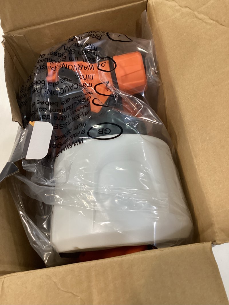 Condition photo showing New/Like New for Xpersoul Cordless Paint Sprayer for Dewalt 20V Max Battery, Not Included Battery for House Painting Handheld Electric Paint Spray Gun for Garden, Home, Wall, Furniture, Cabinets, Scrawl