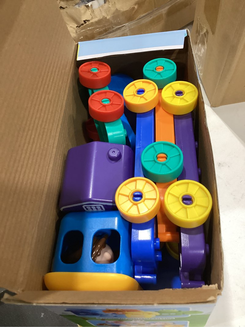 Condition photo showing Good Condition for play-act learning toy for toddlers 1 2 3 years old, counting, matching & sorting montessori learning farm train including 9 farm animals, birthday gift for baby boys girls farm number train