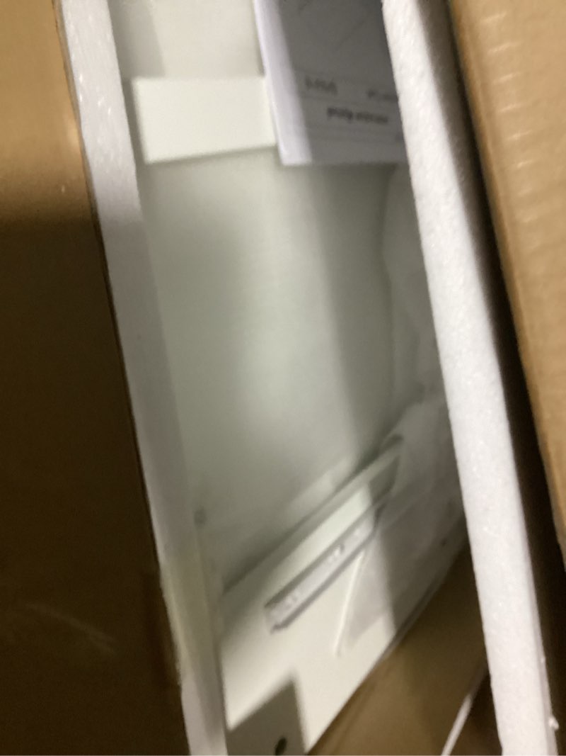 Condition photo showing Good Condition for Shintenchi Kitchen Island Cart with Storage,Rolling Kitchen Island Side Table on Wheels with Large Worktop,Storage Cabinet,Towel Rack,Drawers and Open Shelves for Kitchen,Dinning Room,White White 1 Drawer + 2 Shelves