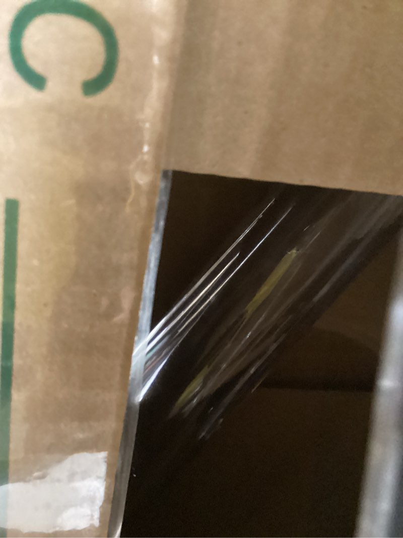 Condition photo showing Good Condition for clear table cover protector 19 x 42 inch, 1.5mm thick plastic desk protector mat, rectangular waterproof pvc placemats, transparent mat for desktop, dining room table, office writing desk 19" x 42" (rectangular) clear 1.5mm