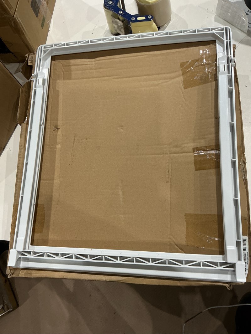 Condition photo showing Good Condition for 240350702 refrigerator shelf frame (without glass) crisper pan cover for frigidaire (electrolux) refrigerator,delicatessen drawer cover -240350701,ps648823, ap2115959, 917224