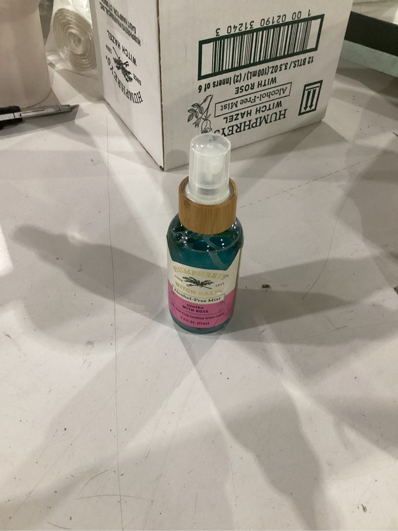 Condition photo showing New/Like New for humphreys witch hazel toner with rose 8 fl oz 6 pcs