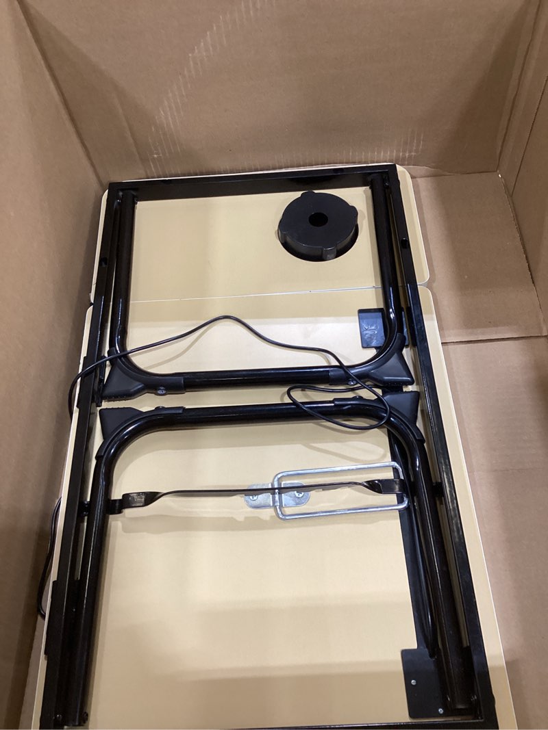 Condition photo showing Good Condition for Laptop Bed Desk, Adjustable Lap Desk, Small Laptop Table with USB Charge Port, Desktop Card &Pen Slot, Cup Holder, Foldable Bed Tray Table for Couch Sofa Chair Floor Eating Working Adjustabla White