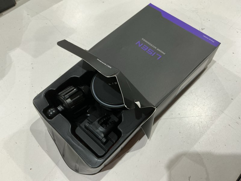 Condition photo showing Good Condition for lisen for 15w magsafe car mount charger,magnetic wireless cars charger,magnetic phone holder for cars,phone holders for your car accessories for men women jeep ford f150 for iphone 17-12,samsung,gifts black