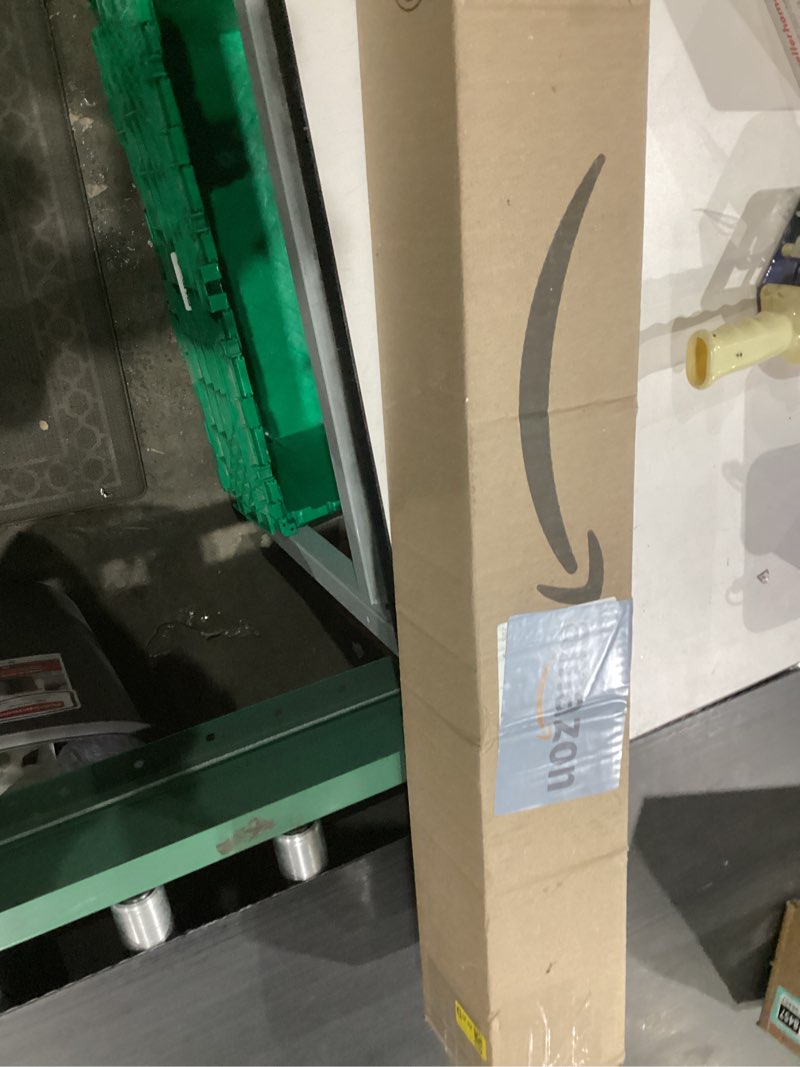 Condition photo showing As Is for DOMUSTEX Machine Washable Kitchen Rug 24" x 70", Non Slip Kitchen Mat for Floor, Absorbent Entrance Runner Rug for Bedroom, Hallway, Bathroom, Door (Roll Packing) 24" x 70" Brown