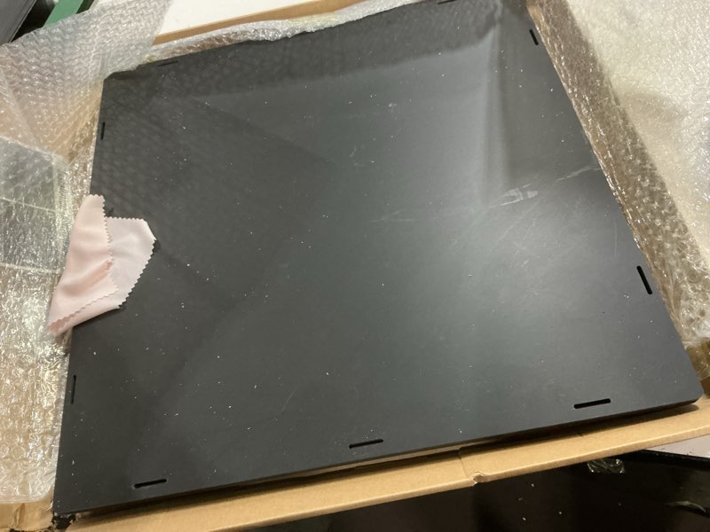 Condition photo showing Good Condition for DuvinDD Acrylic Display Case for Collectibles Large Clear Lego Display Case Countertop Dustproof Protection Storage Box for Lego Deku Tree 77092, Lego Hogwarts Castle 76435(17x17x17inch) Black Wood-plastic Base 17.7 W x 17.7 D x 17.5 H inch