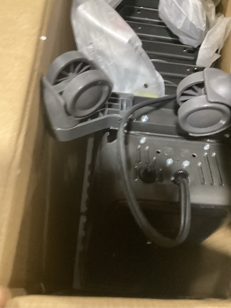 Condition photo showing As Is for DREO Radiator Heater, 8 Safety Protection Oil Filled Radiator Heater for Indoor Use, 1500W Electric Heaters for Large Room, 8 Fins, with Remote, 4 Modes, Digital Thermostat, 24H Timer, Quiet Space Gray