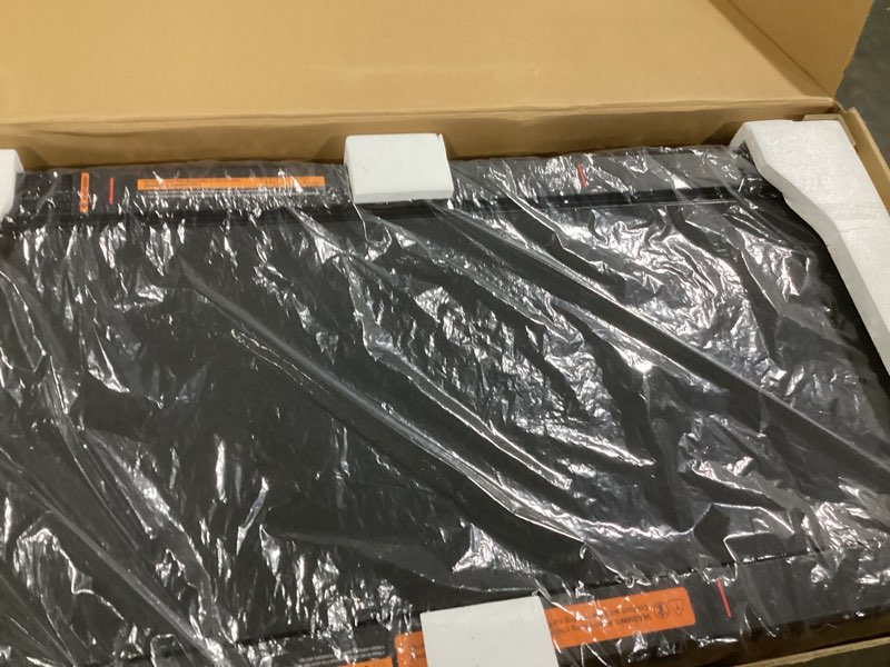 Condition photo showing As Is for (similar to)walking treadmill pad with incline, 3 in 1 walking pad under desk treadmill for home office, 2.5hp walking vibration pad with remote control, portable treadmills for home small, led display black big