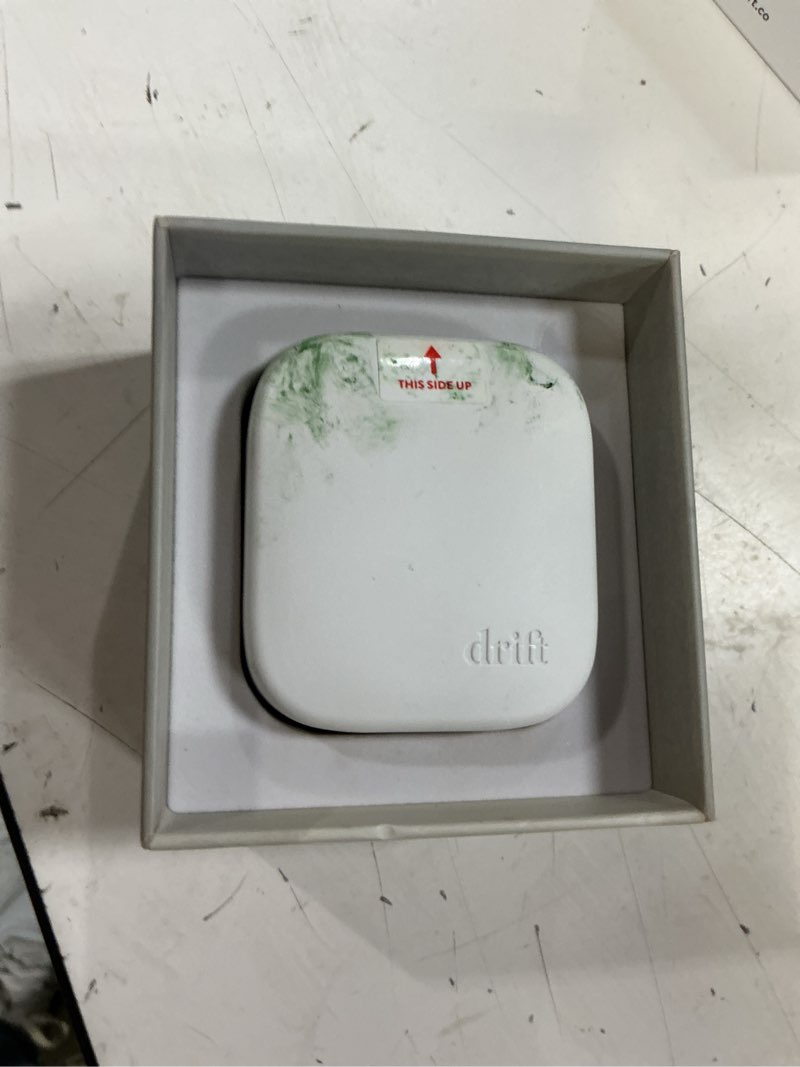 Condition photo showing As Is for drift home scent diffuser starter kit in open air - adjustable and long lasting diffuser aroma - clean ingredients, pet safe open air starter kit