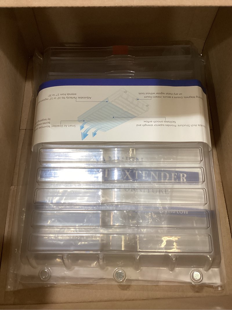 Condition photo showing Good Condition for Air Vent Extender for Under Furniture, Vent Redirector, Vent Deflector for Floor Register 10" and 12" Wide, Extends from 17"-33" Long (2PCS)