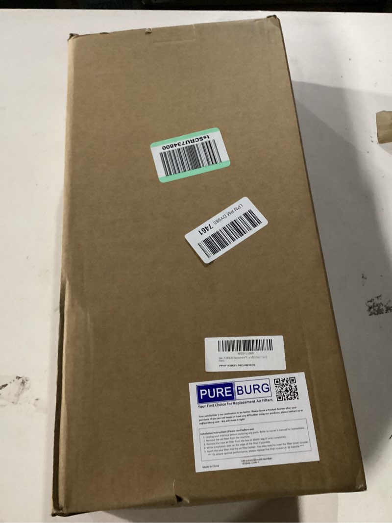 Condition photo showing New/Like New for pureburg replacement filter set compatible with jafända jf888 jafanda air purifier,1 set (2 filters) h13 true hepa 4-stage filtration activated carbon 2-in-1 air clean dust vocs odor