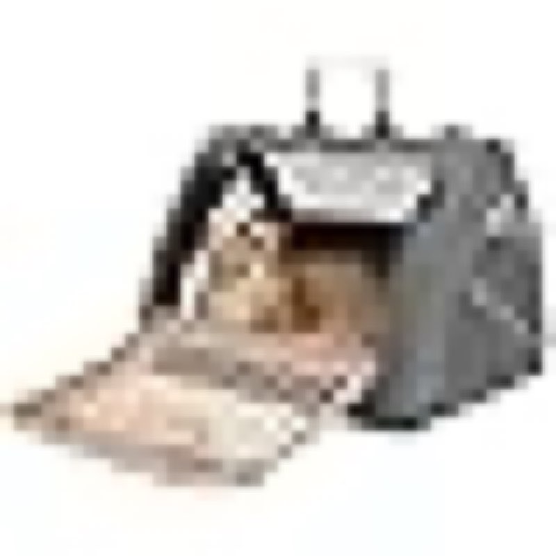 SportPet Designs Foldable Travel Cat Carrier - Front Door Plastic Collapsible Carrier, Gray and Tan, Medium (Pack of 1)