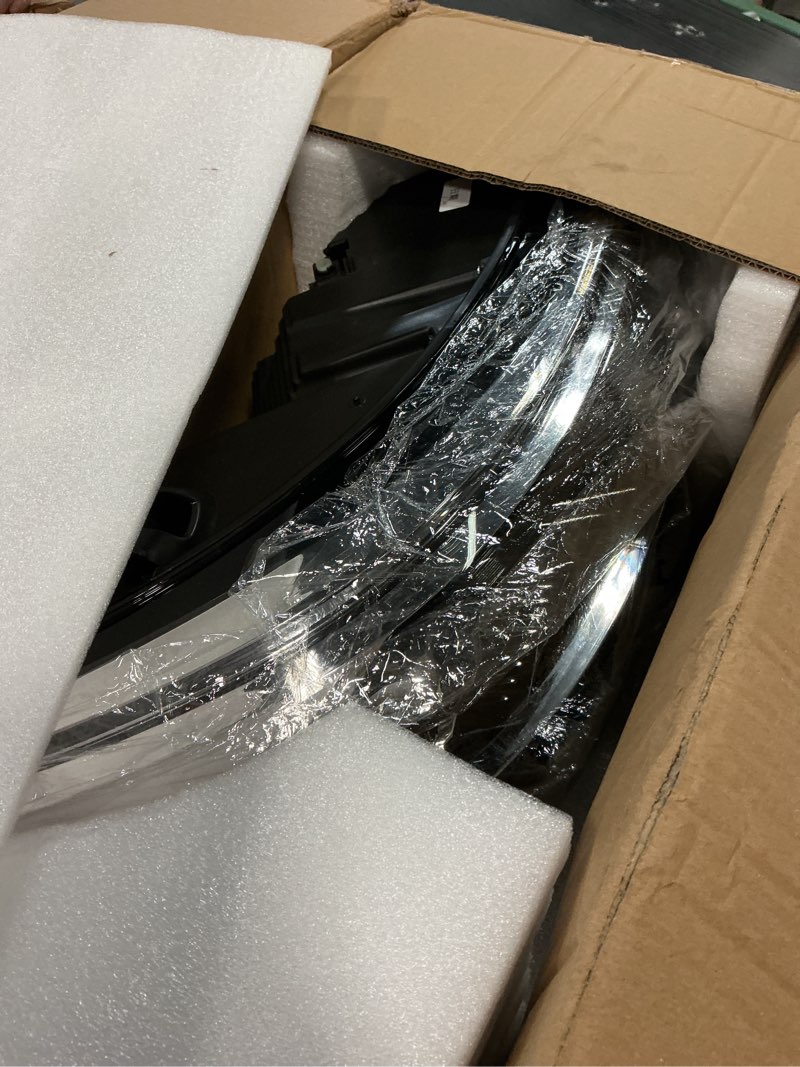 Condition photo showing Good Condition for black led headlight assembly compatible with 2020-2024 ford explorer xlt/limited non-adaptive full led w/drl headlights oe style headlamp right passenger side mb5z13008at fo2503399 right passenger side 20-24 explorer